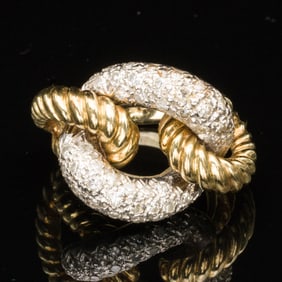 14K Gold and Diamond Ring