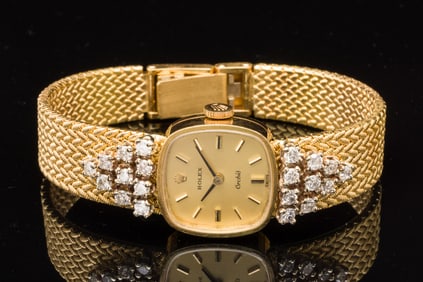 Rolex Orchid 18K Gold and Diamond Ladies? Watch