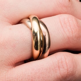 14K Tri-Color Gold Ring
