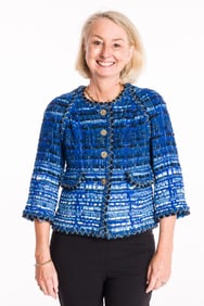 Chanel 2018 Blue Gold Owl Lesage Fantasy Tweed Jackt
