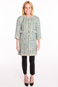 Chanel 2018 Paris-Greece Coat, Size 36