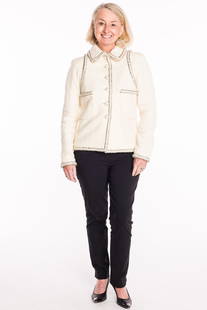 Chanel 2017 Lesage Mohair Jacket Blazer, Size 38: Property from the Estate of Ann Lytle, Savannah, GA Description: Chanel 2017 Lesage Mohair Jacket Blazer, Size 38, with Chanel label, from the Fall 2017 collection by Karl Lagerfeld, with faux pea