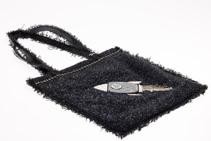 Chanel Rocket Tweed and Leather Tote Bag