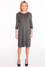 Chanel Knit Wool Dress, Size 38