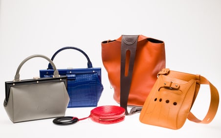 Perrin Crocodile Le Bavolet Bag and 4 Others