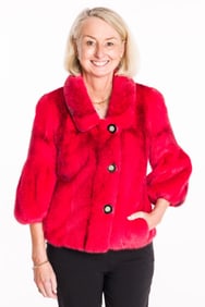 Red Mink Jacket