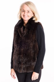 Barnes Mink Vest