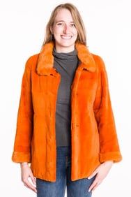 Orange Fur Coat