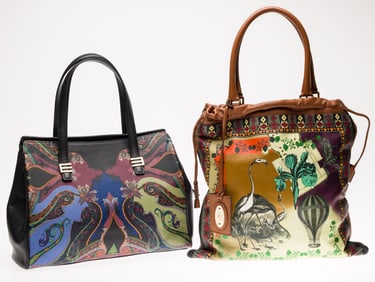 Two Etro Tote Bags