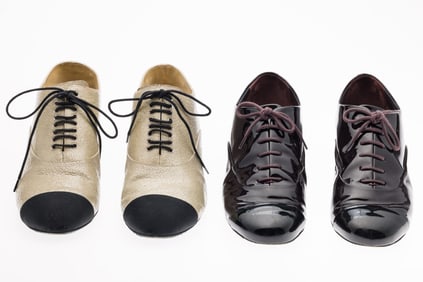 Two Pairs of Chanel Oxfords, Size 38