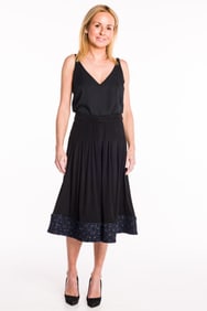 Chanel Black Culottes, Size 38