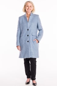 Marella Light Blue Wool Coat