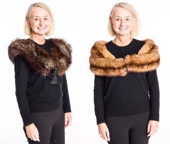 Two Fur Shrugs