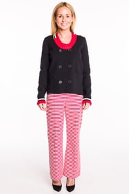 Sonia Rykiel Knit Jacket and Striped Pants