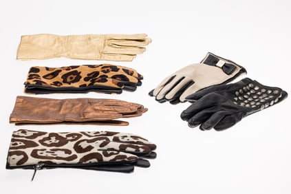 6 Misc. Pairs of Gloves
