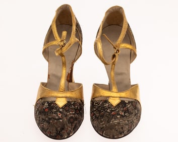 Pair of c. 1920's Ladies Shoes