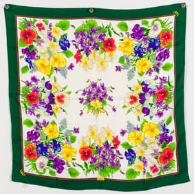 Gucci Viole Silk Scarf