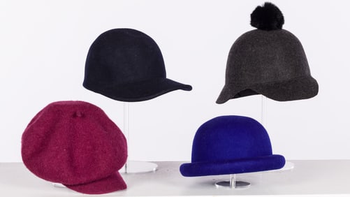 4 Felt Hats