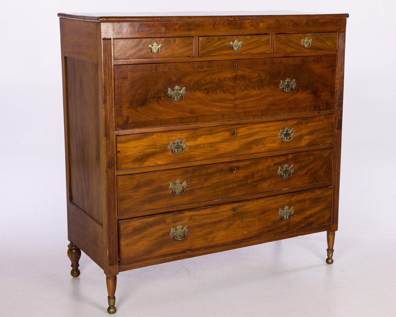Federal Mahogany Butler's Chest w Secretary Drawer (1 of 17)