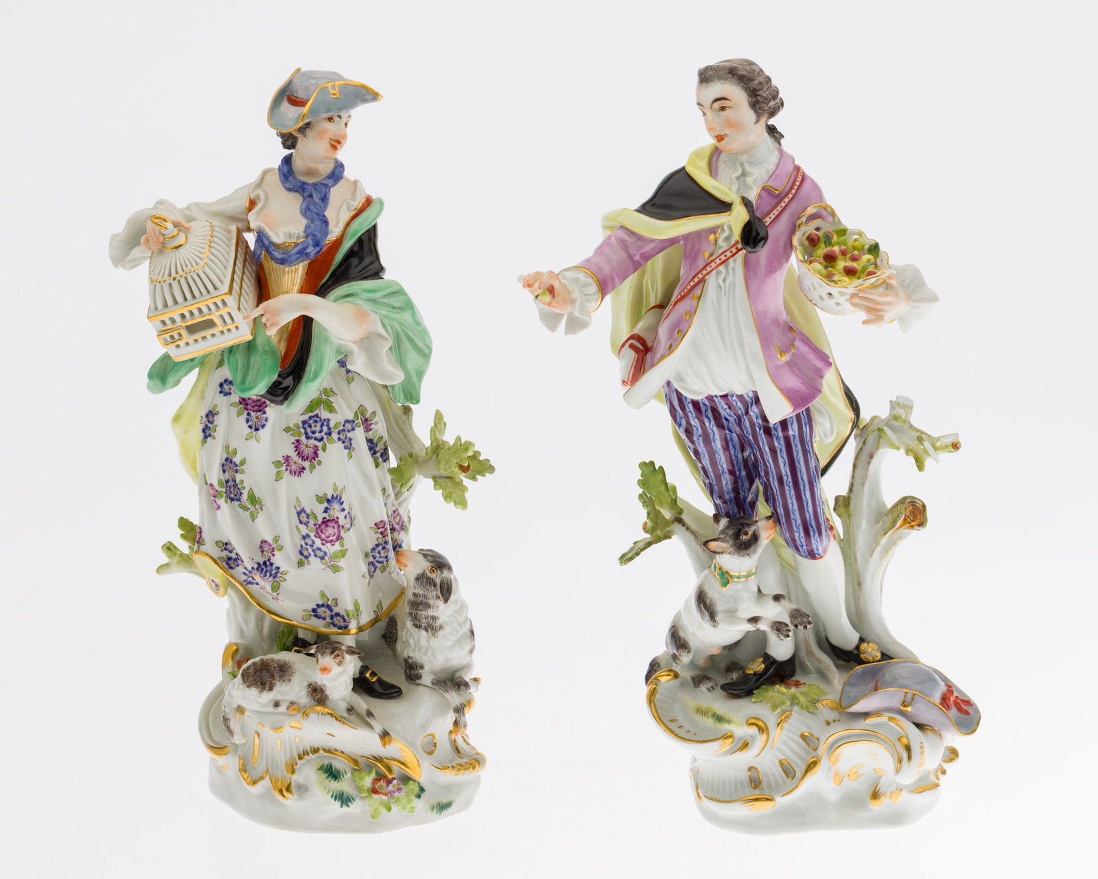 Two Meissen Porcelain Figurines (1 of 18)