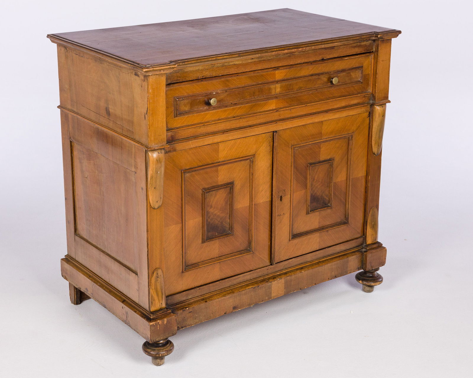 Italian Walnut Side Cabinet, 19th C (1 of 13)