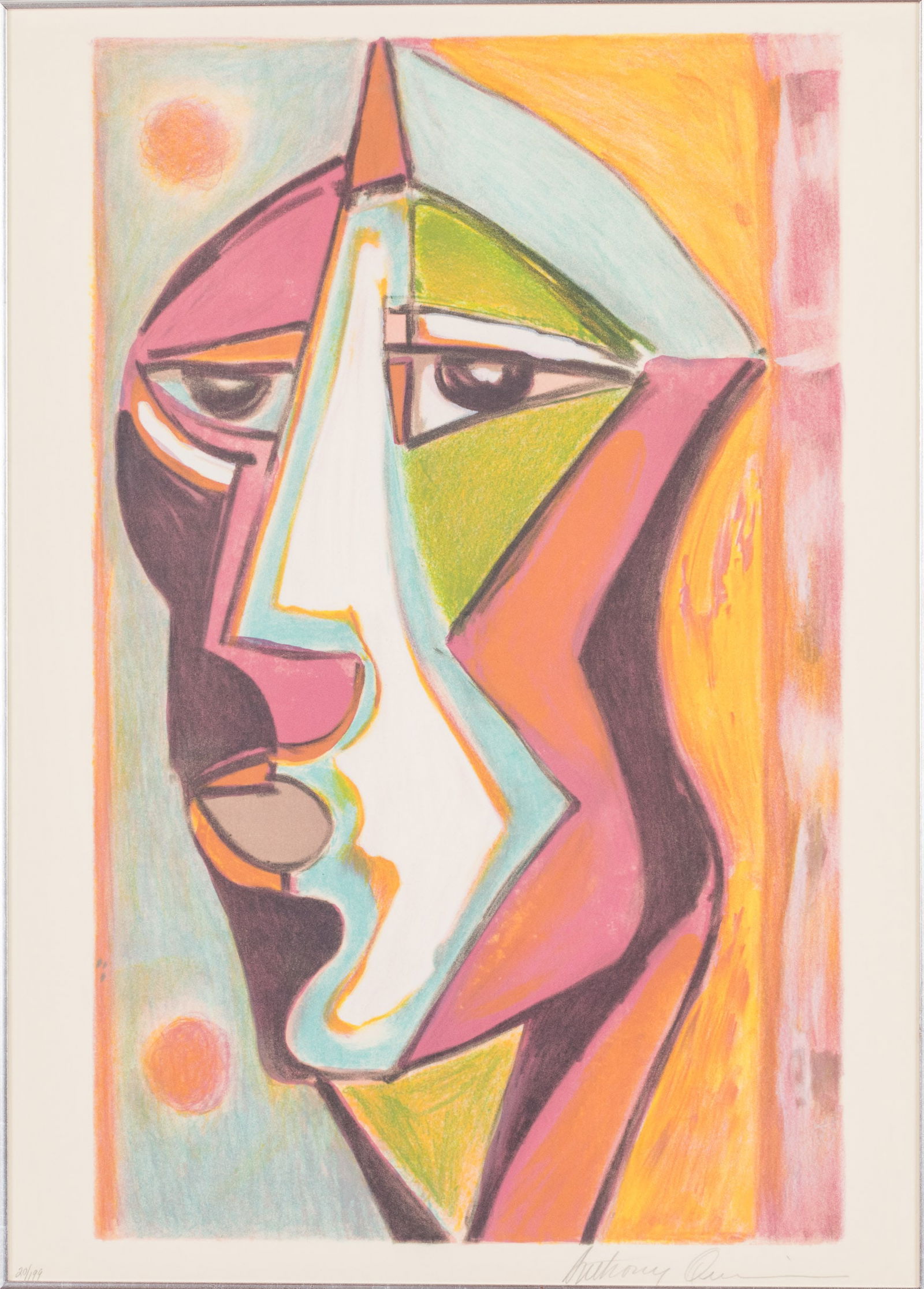 Anthony Quinn (1915 - 2001), Love My Own, Lithograph (1 of 10)