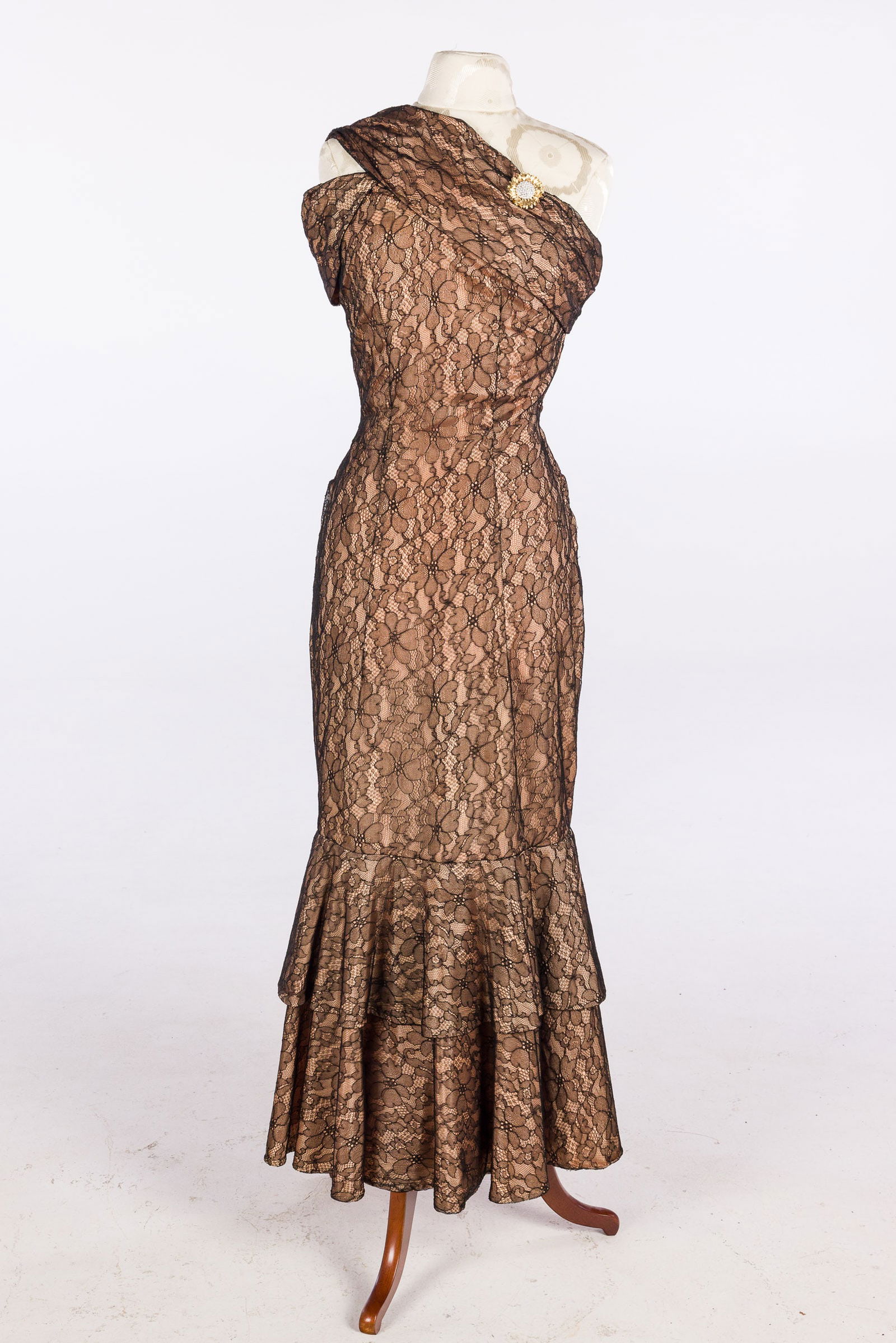 Vintage Lace Evening Dress, c. 1930's (1 of 11)