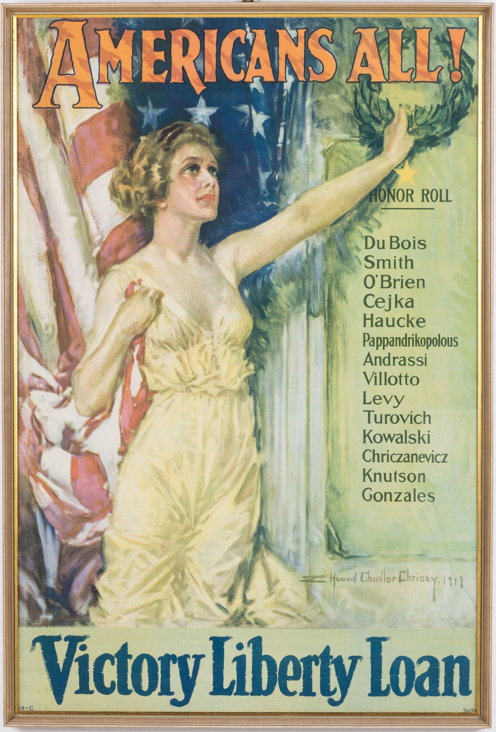 Howard Chandler Christy, Americans All, WWI Poster (1 of 11)