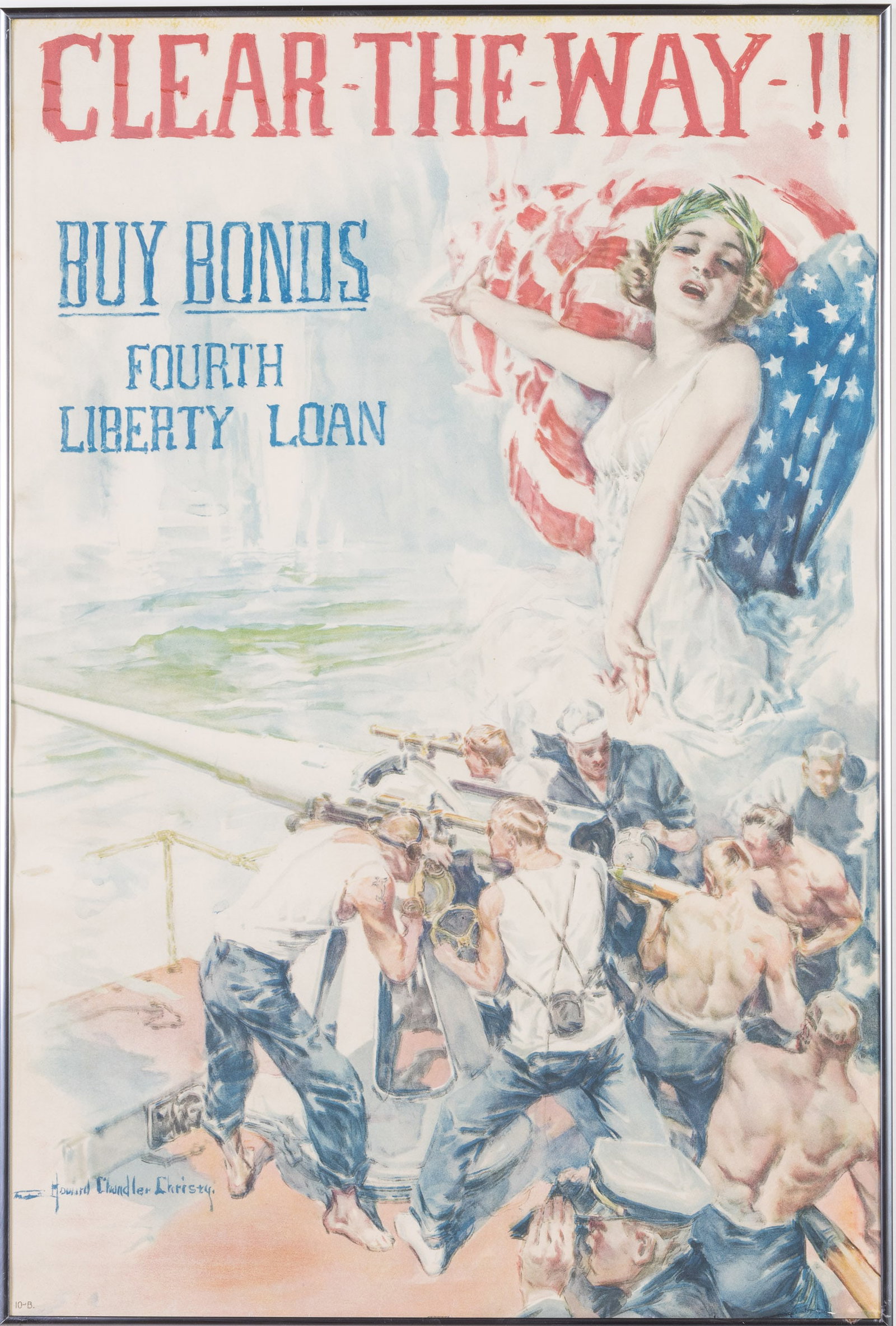 Clear-the-Way!! Howard Chandler Christy, WWI Poster (1 of 11)