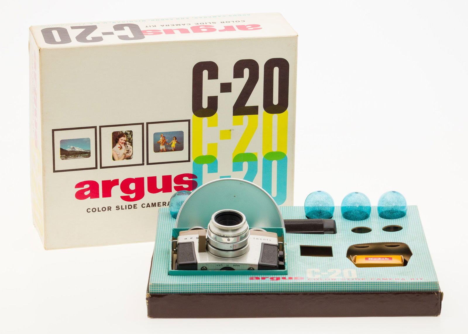 Argus C-20 Color Slide Camera Kit (1 of 17)