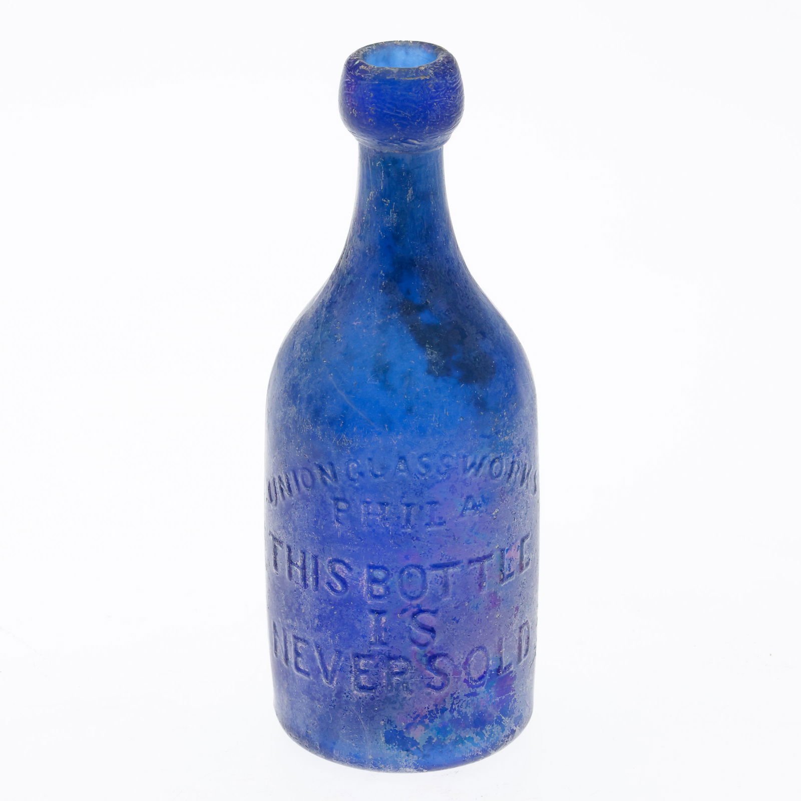John Ryan Savannah Cobalt Blue Soda Bottle (1 of 6)