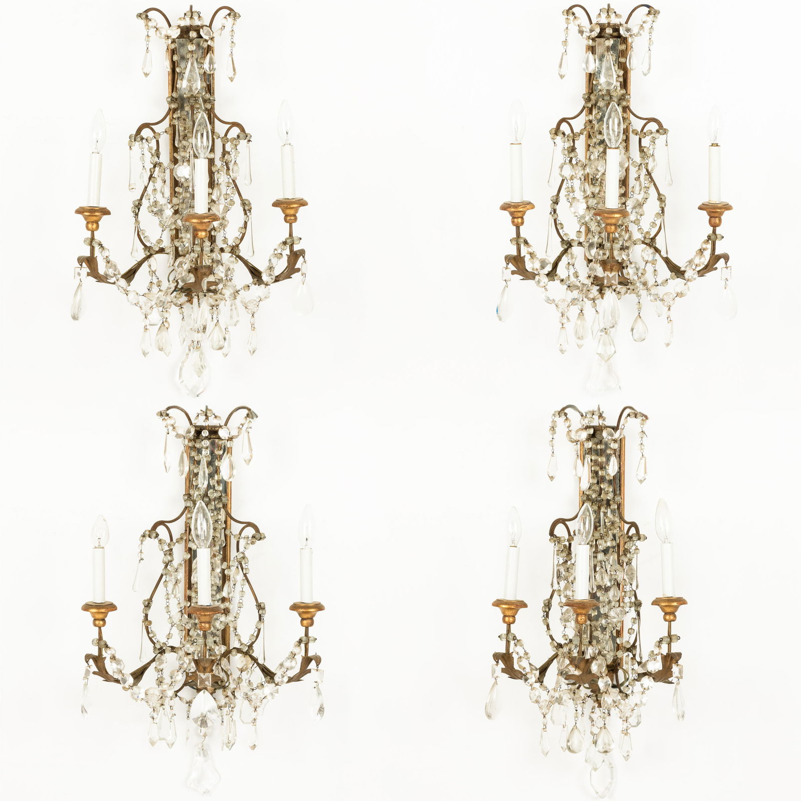 4 French Style Wall Sconces (1 of 20)