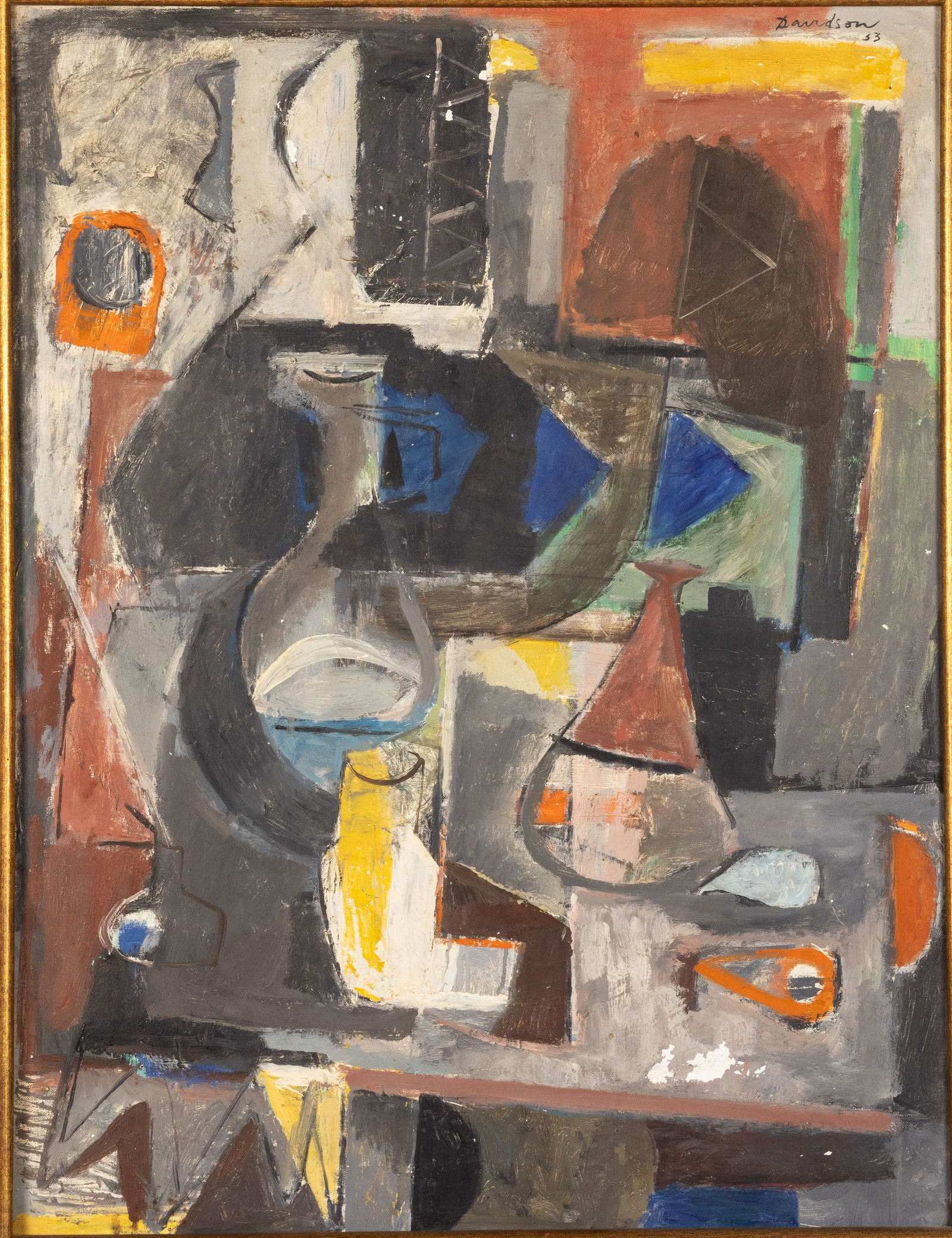 Morris Davidson (NY, 1898-1979) Abstract Still Life (1 of 12)