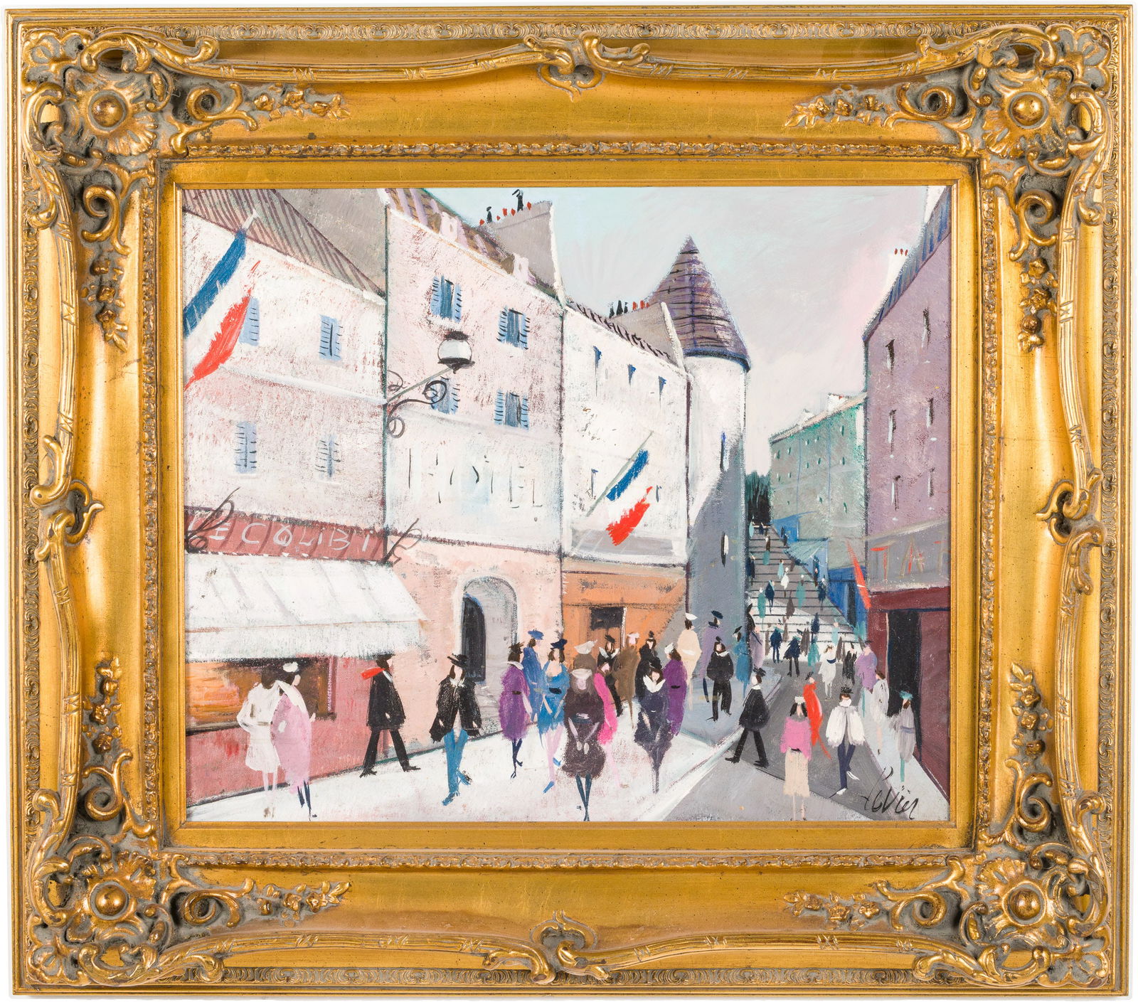 Charles Levier (French, 1920-2003), Vielle Rue, O/C (1 of 13)