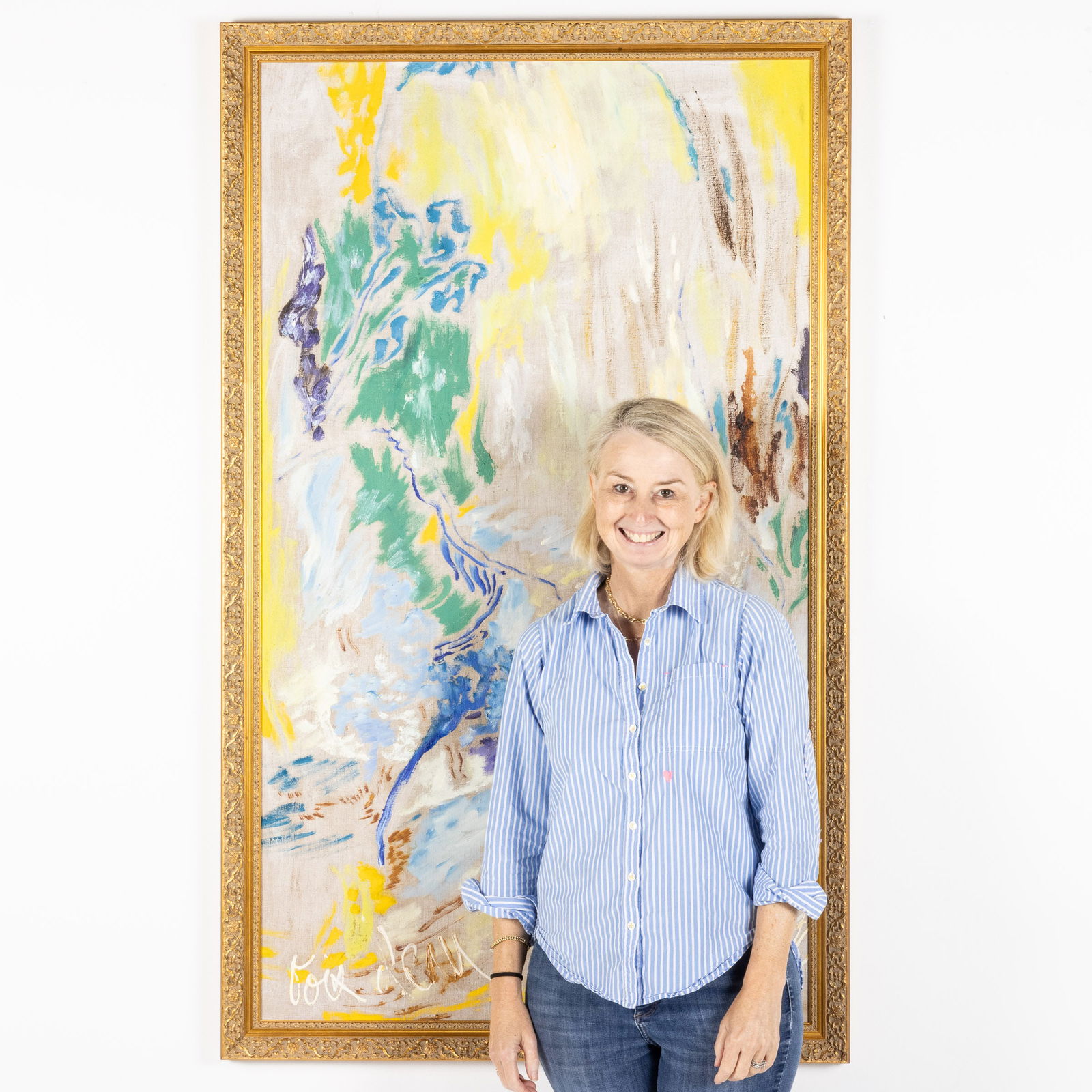 Gortchakova (Russian, 20th C), Voice of Water, O/C (1 of 13)