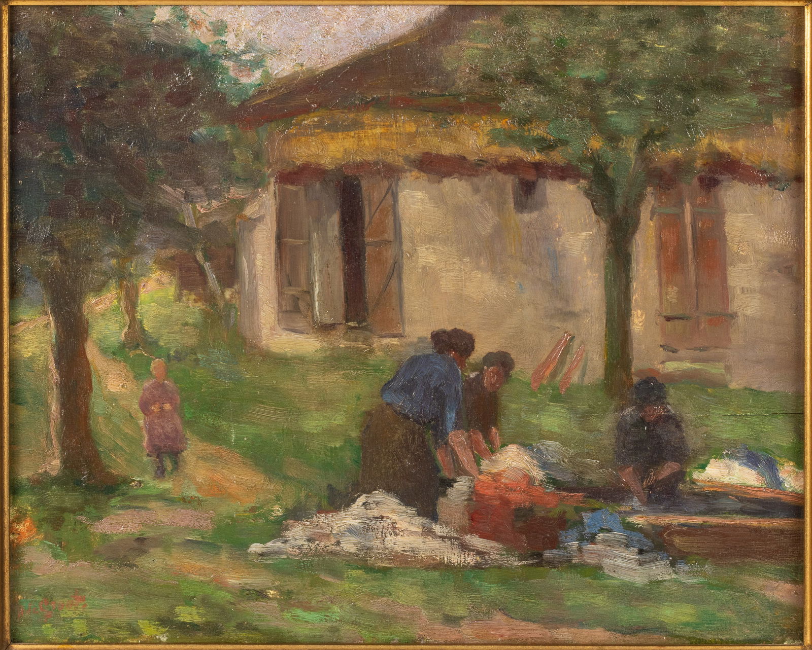 Adriaan de Groot (1870-1942), Landscape, O/B (1 of 12)