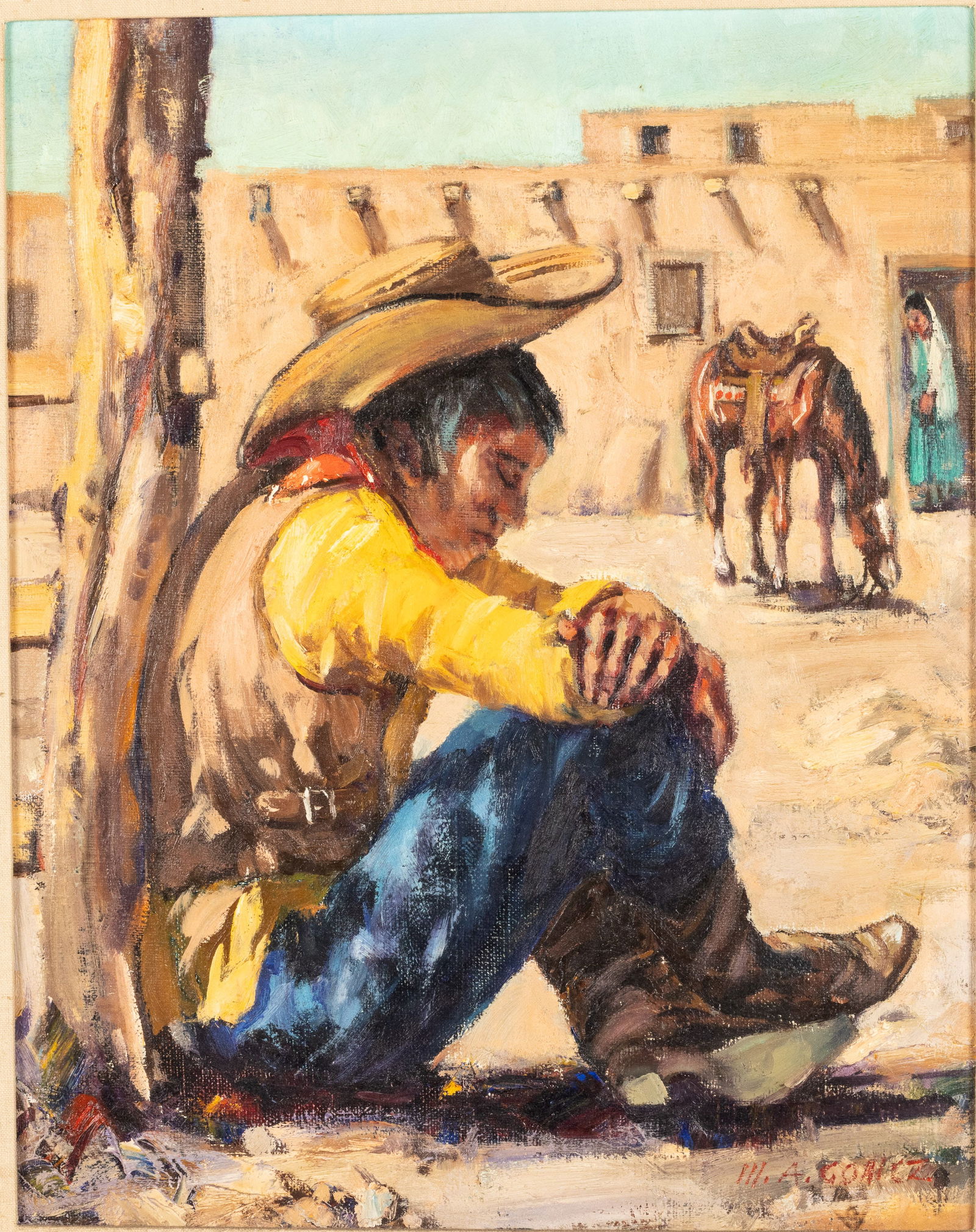 Marco Antonio Gomez (1910?1972), One Too Many, O/C (1 of 11)