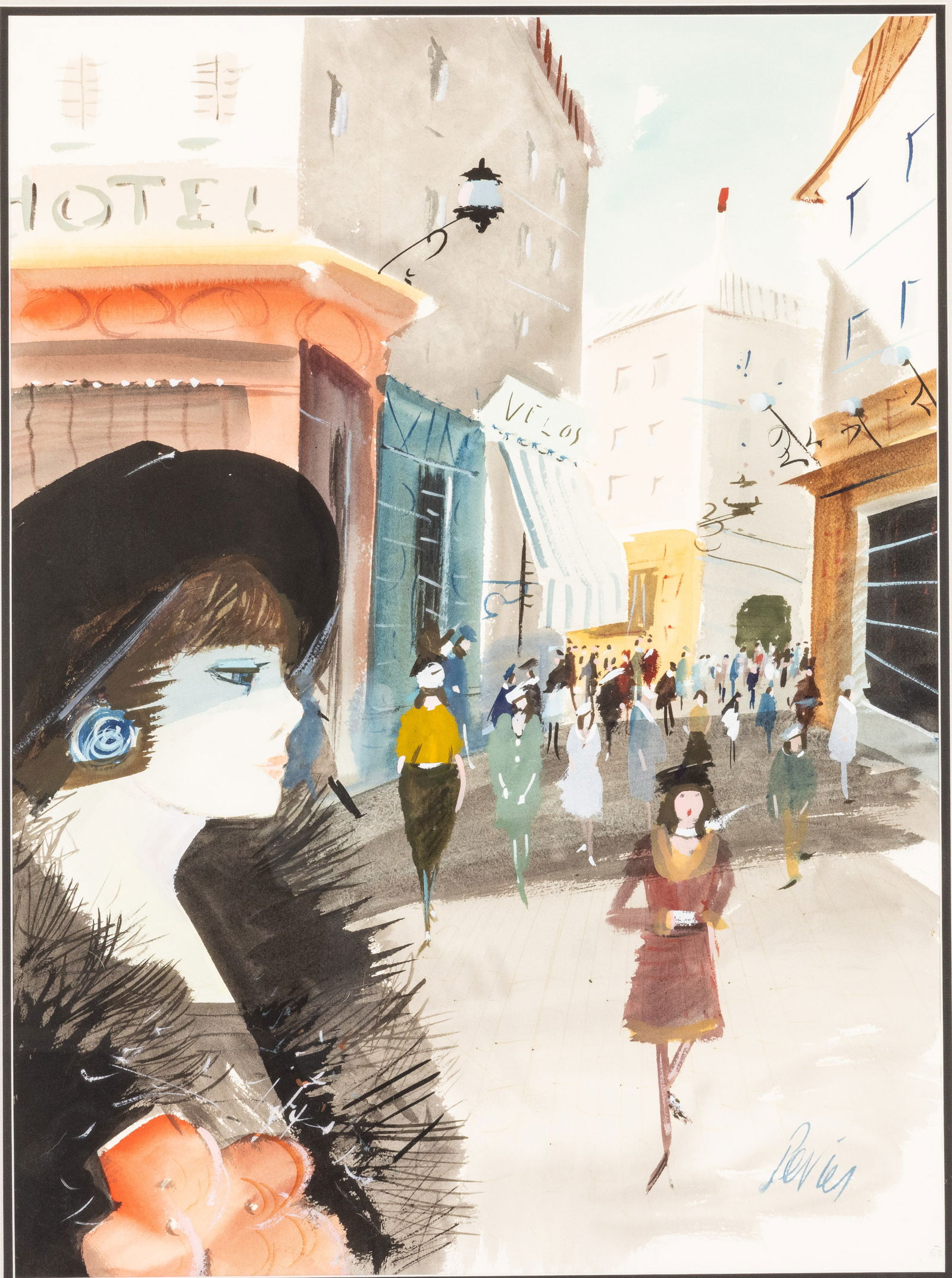 Charles Levier (1920-2003)European Street Scene, W/C (1 of 11)