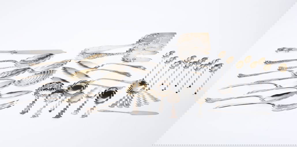 Chateau Rose By Alvin Sterling Silver Ice Tea Spoons