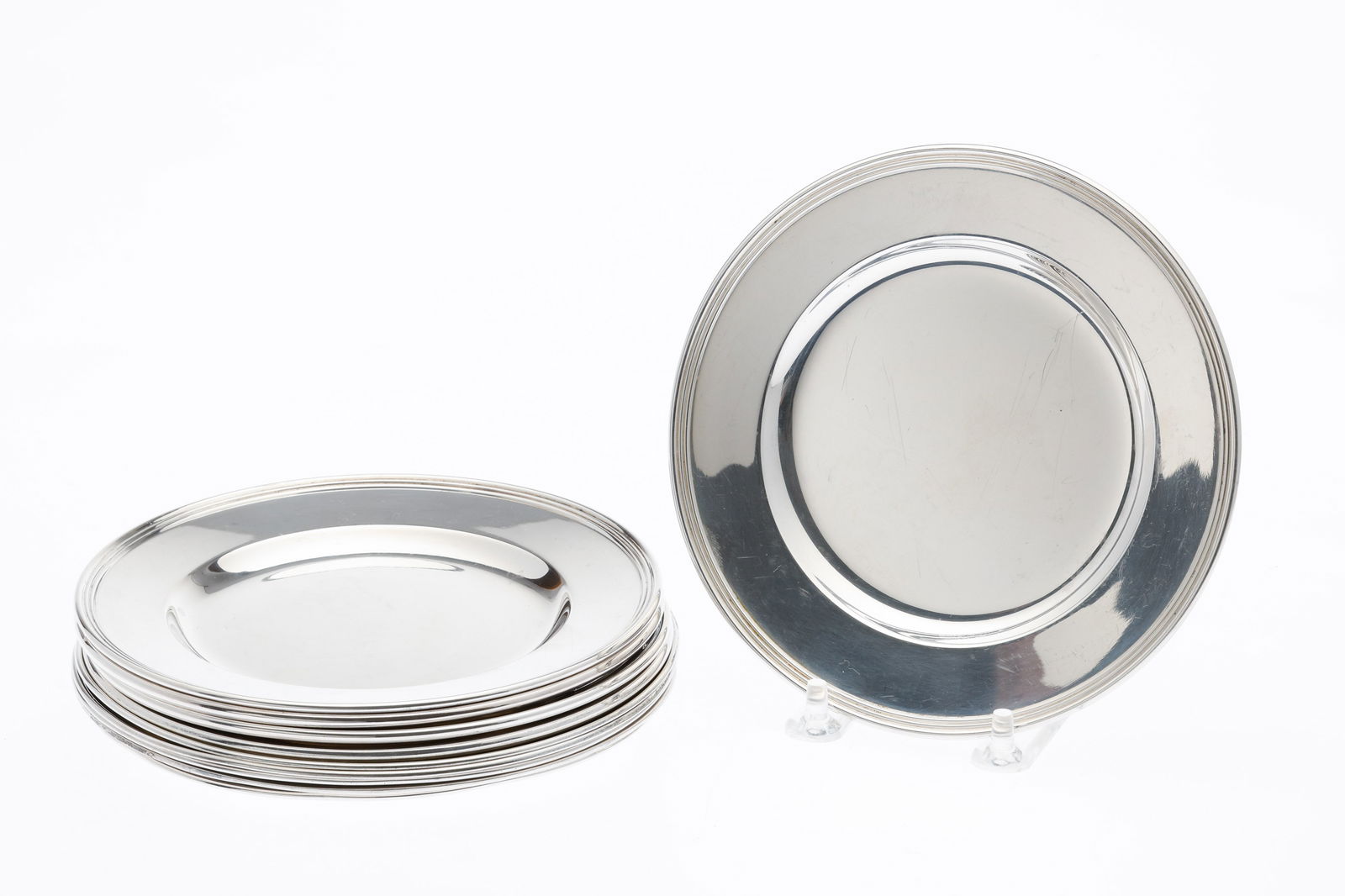 10 Sterling Silver Butter Plates (1 of 5)