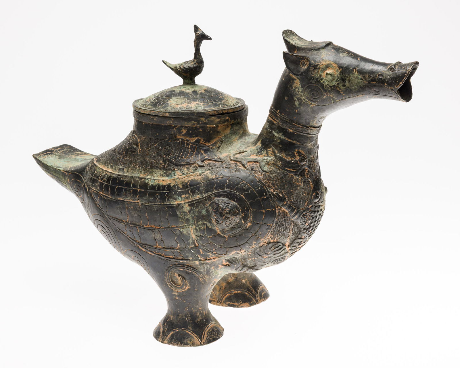 Chinese Bronze Duck Vessel (1 of 13)