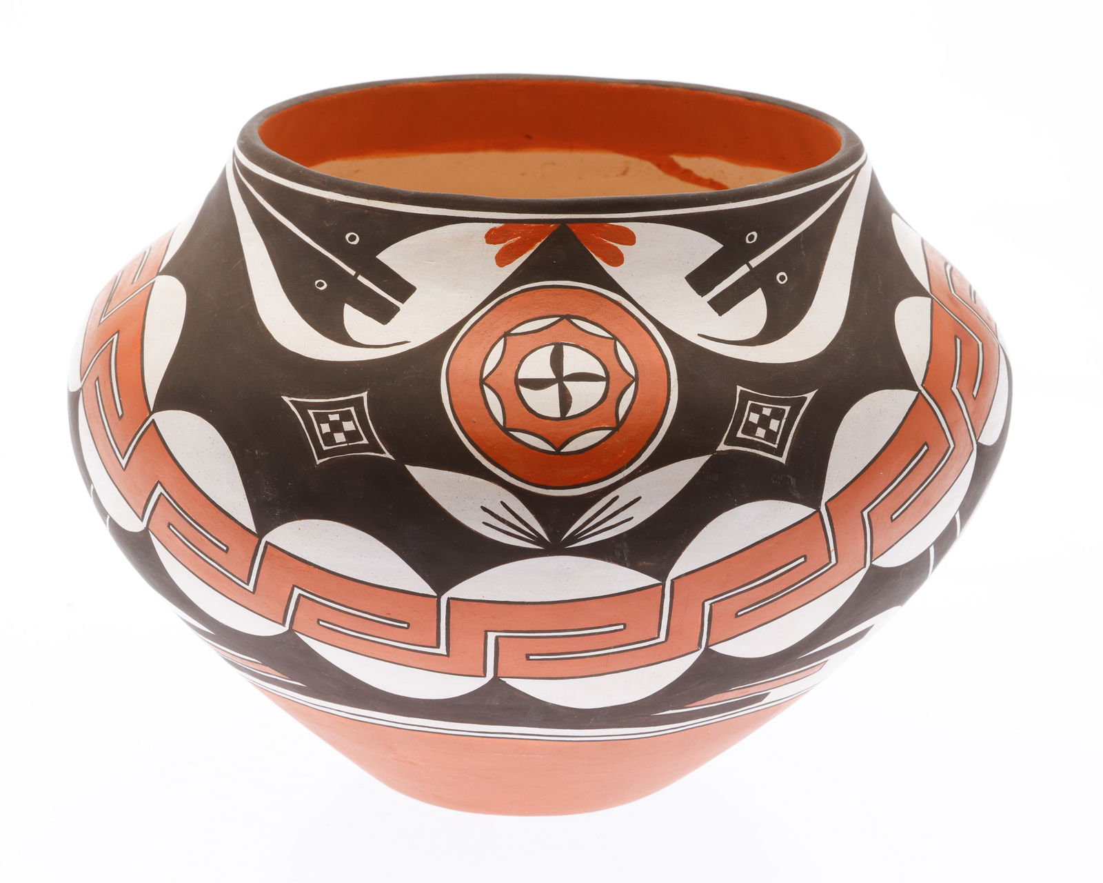 Wanda Aragon (D'zinats'ituwits'a, B. 1948) Acoma Pot (1 of 10)