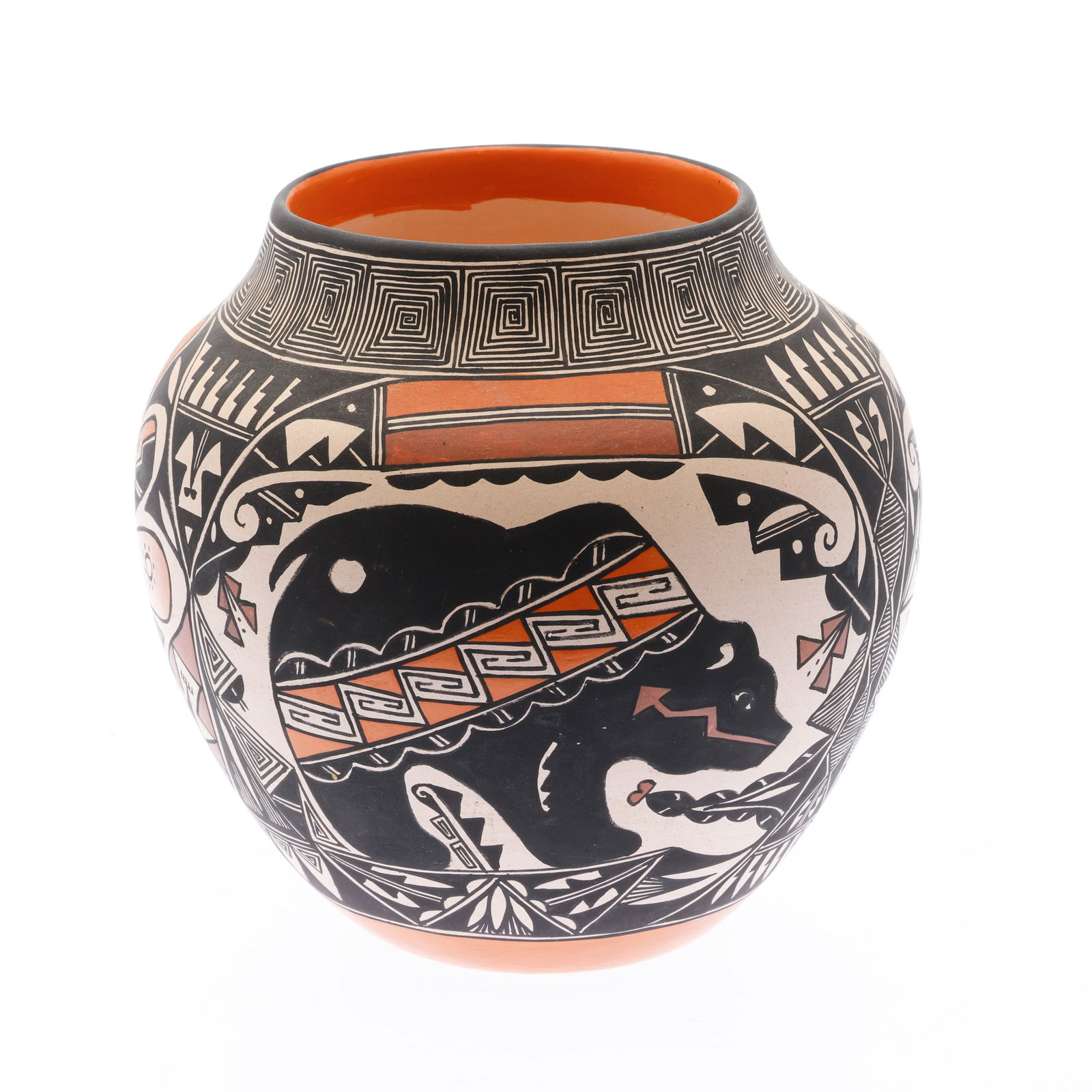 Roberta Trujillo Acoma Pot Decorated with Animals (1 of 10)