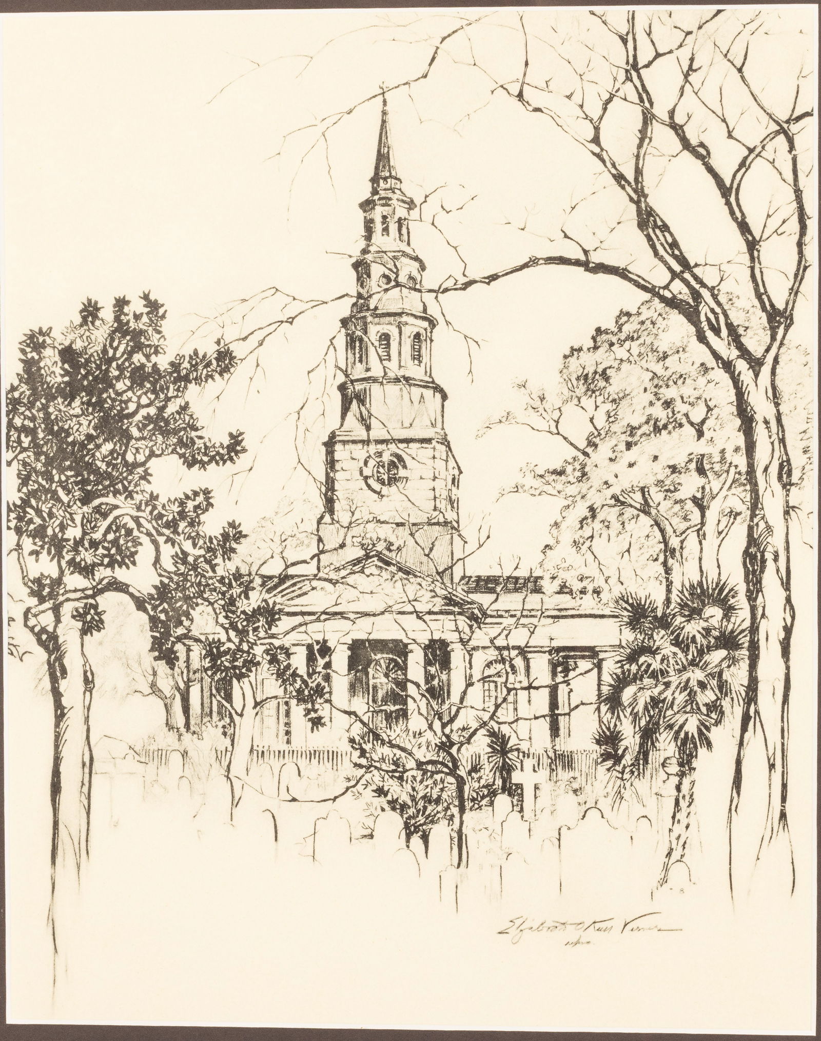 Elizabeth O'Neal Verner, St. Michaels, Offset Litho (1 of 10)
