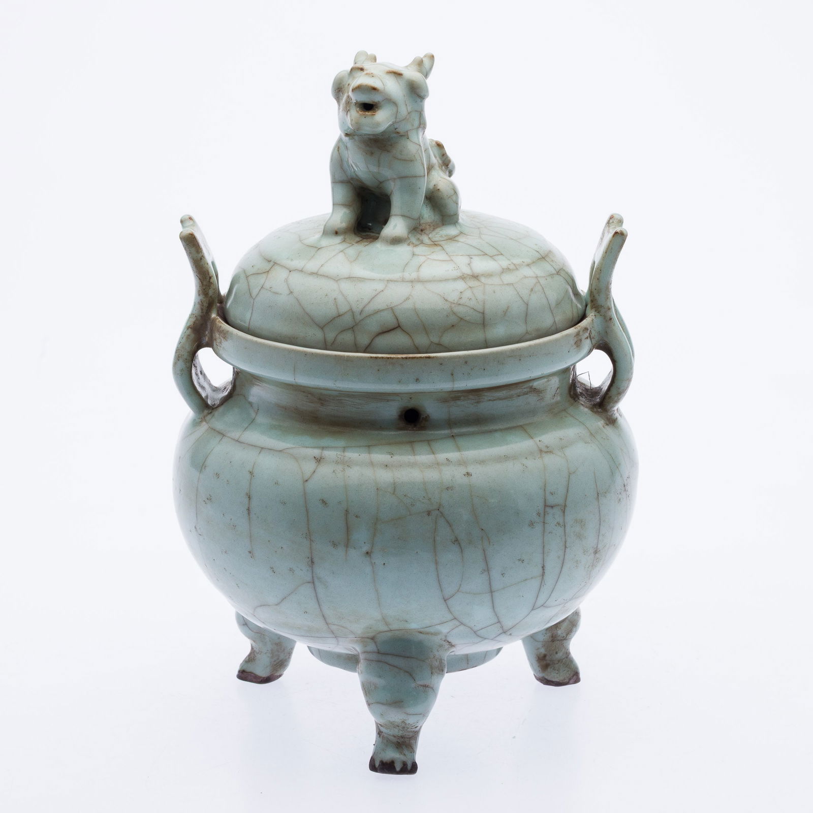Chinese Celadon Censer (1 of 9)