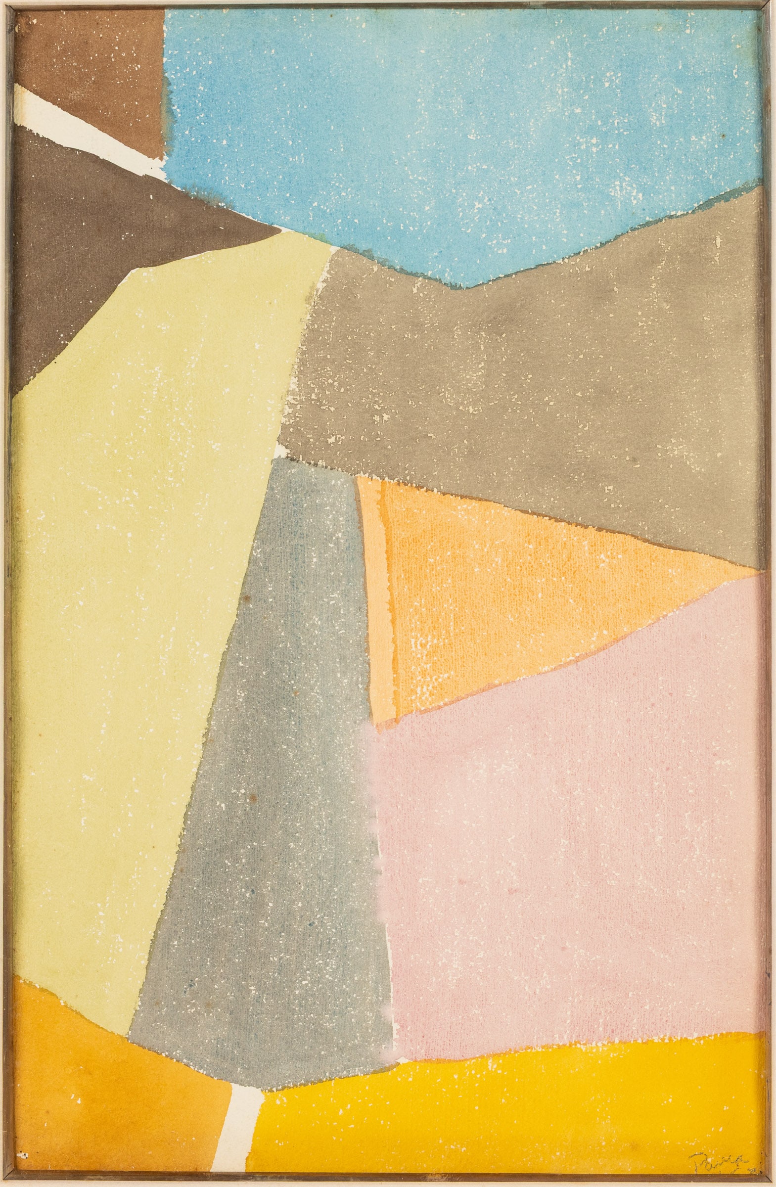 Phillip Pavia (1912-2005) Geometric Abstract, W/C (1 of 11)