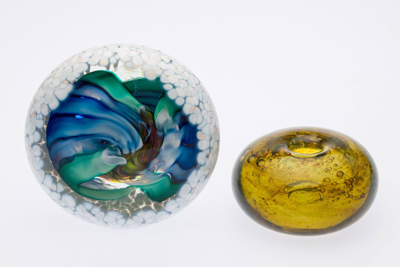 Rick Beck (b 1960), Glass Sculpture & Another (1 of 11)