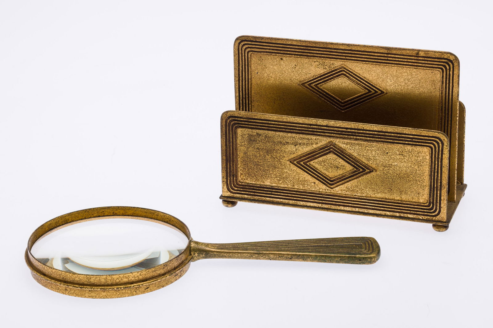 Tiffany Studios Magnifying Glass and Letter Holder (1 of 10)