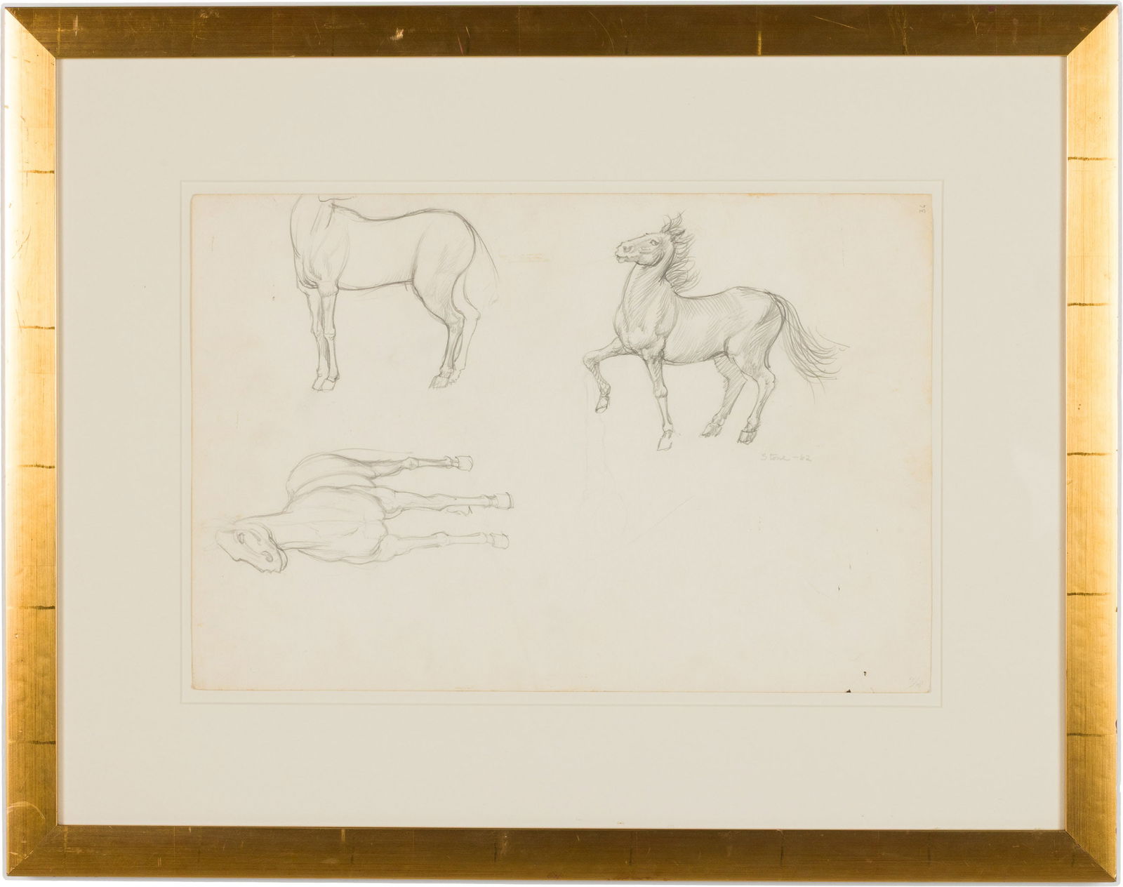 Paul Goadby Stone (1928-1976), Study of Horses (1 of 8)