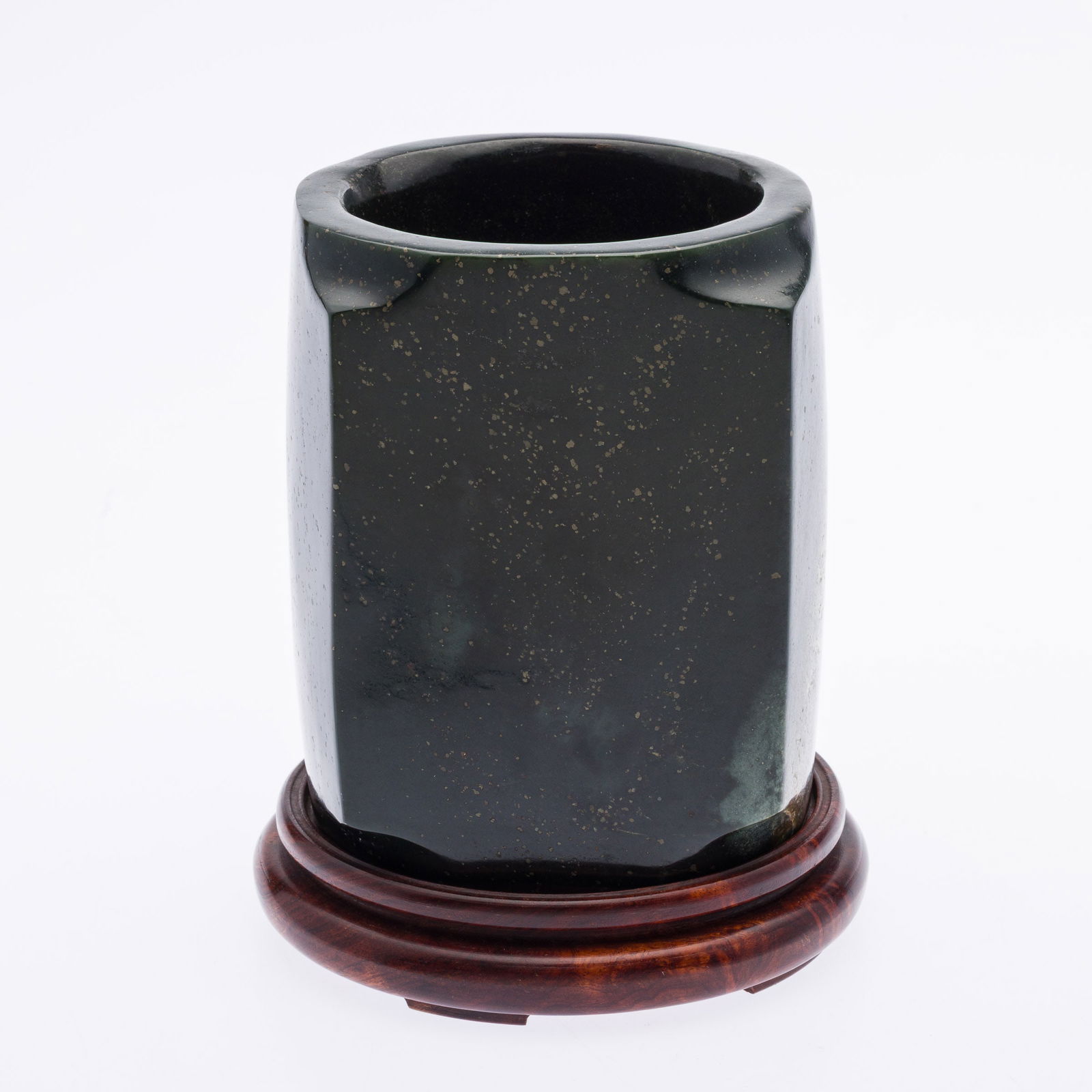 Chinese Carved Hardstone Cong (1 of 8)